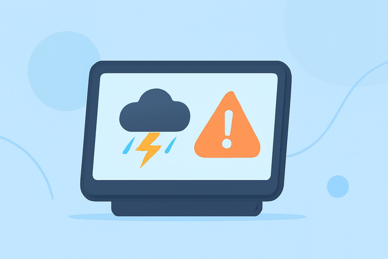 An Introduction to Thunderstorm Safety on a Smart Display