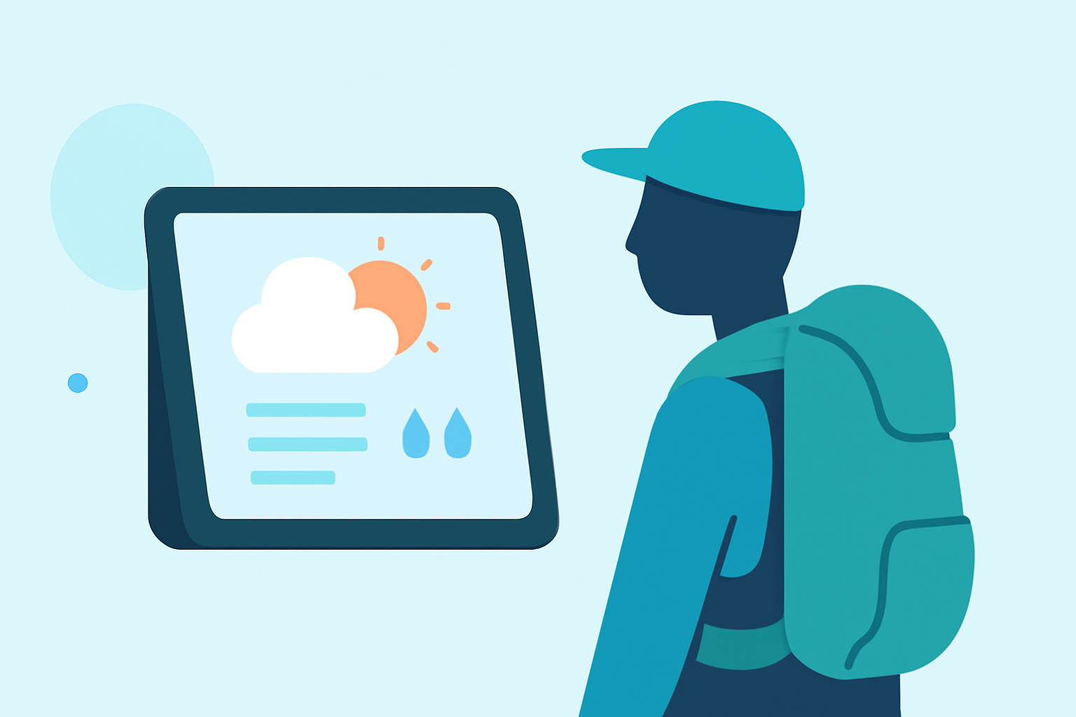 Enhancing Outdoor Hiking with Smart Display Weather Cheat Sheets