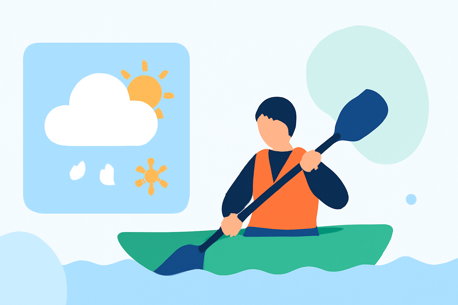 Weather and Pollen Forecasts for Kayaking Trips During Pollen Season