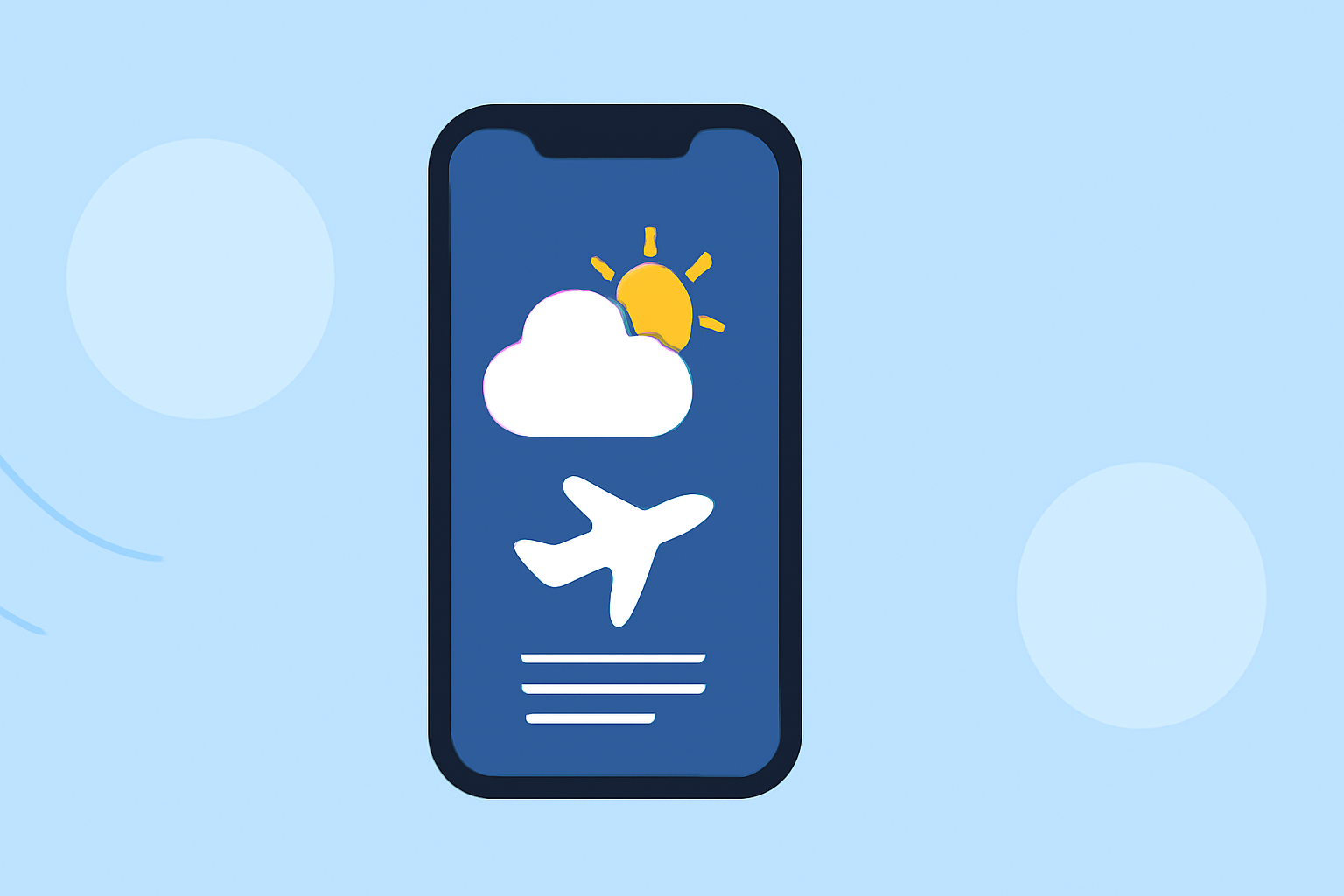 Weather Tracking and Flight Timing Tutorial on iPhone