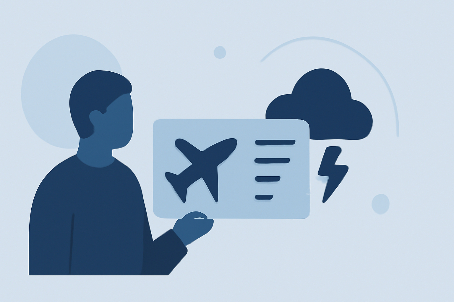 How to Rebook Flights Around a Storm Before You Leave