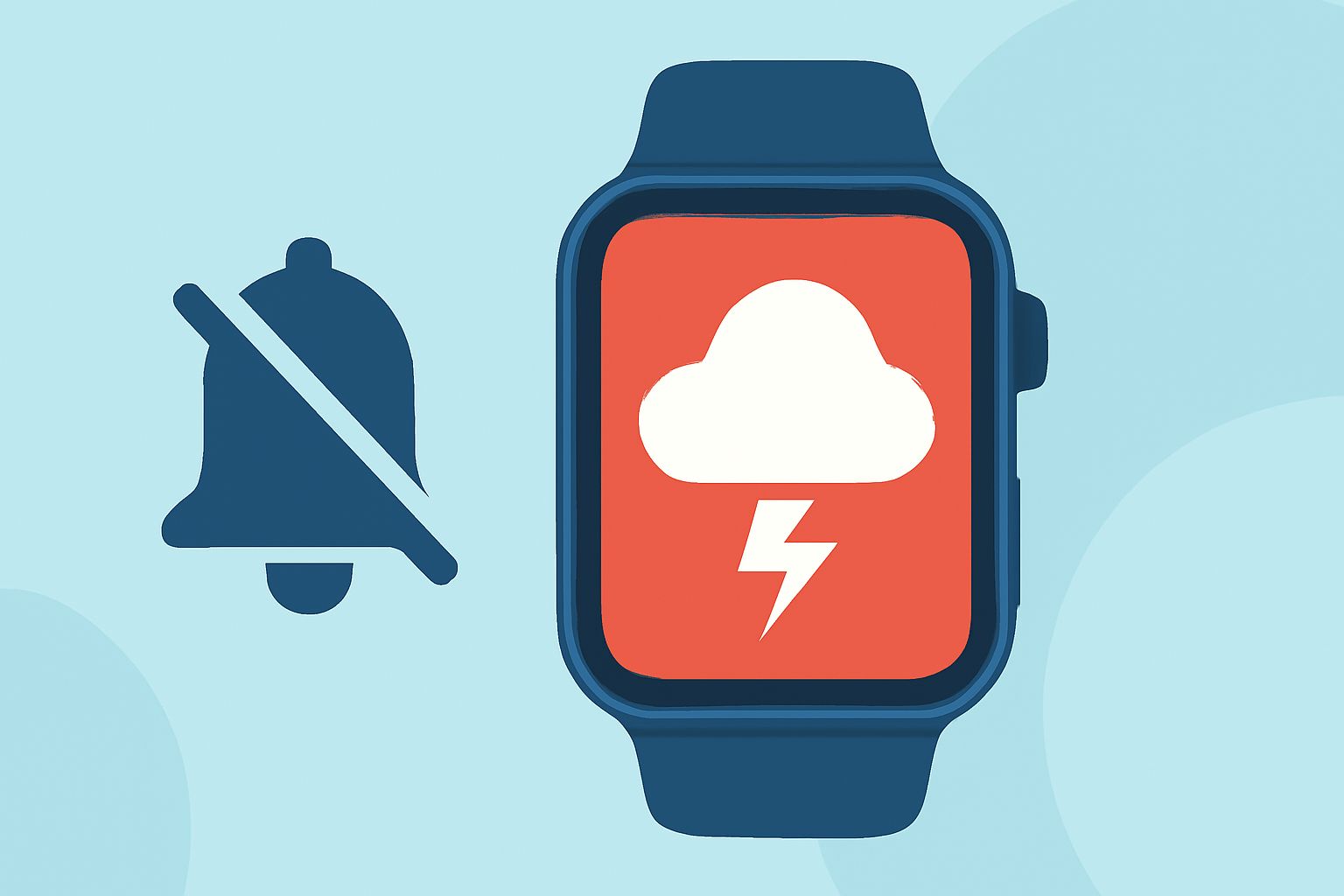 Weather Alert Silencing Basics on Apple Watch