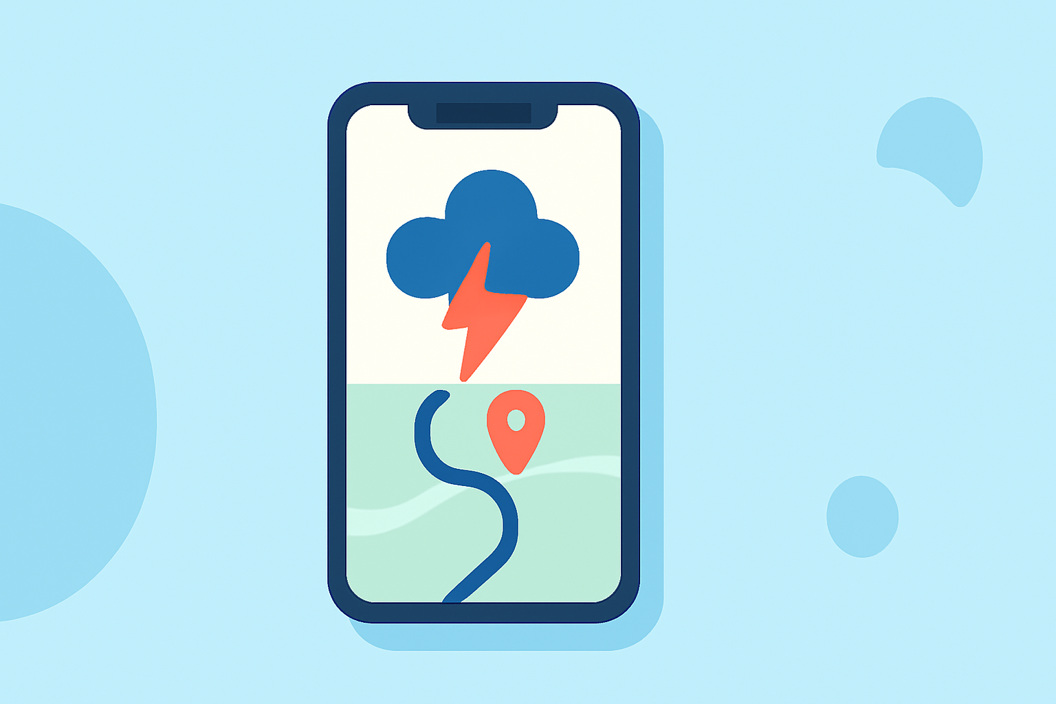 How to Track Storms Along Your Route on the Go