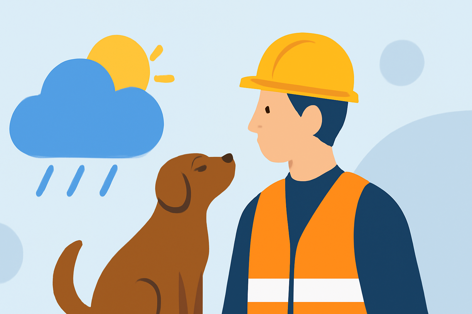 Quick Weather Guide for Outdoor Construction and Pet Safety
