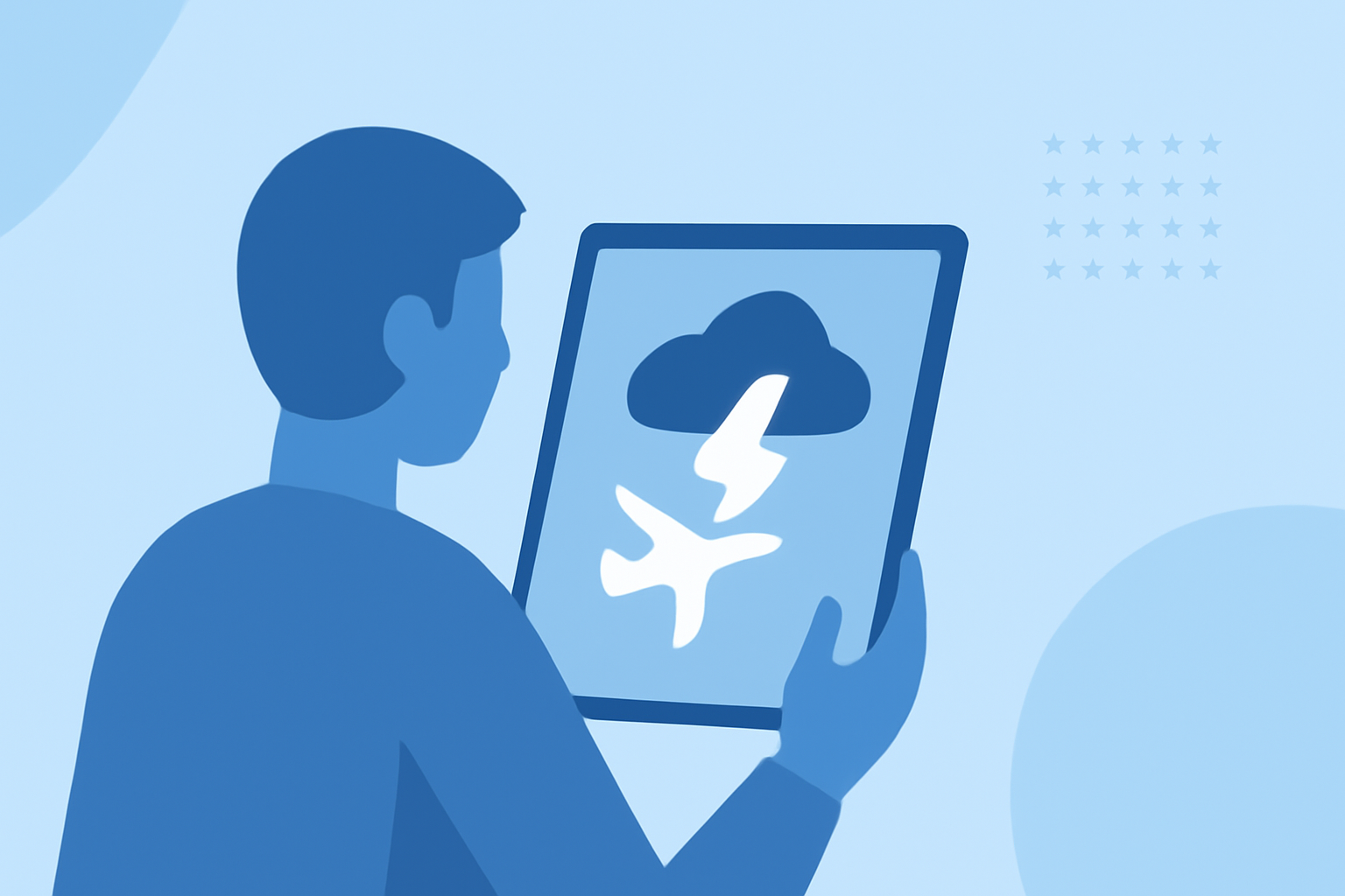 Navigating Flight Rebooking During Storms on Your iPad