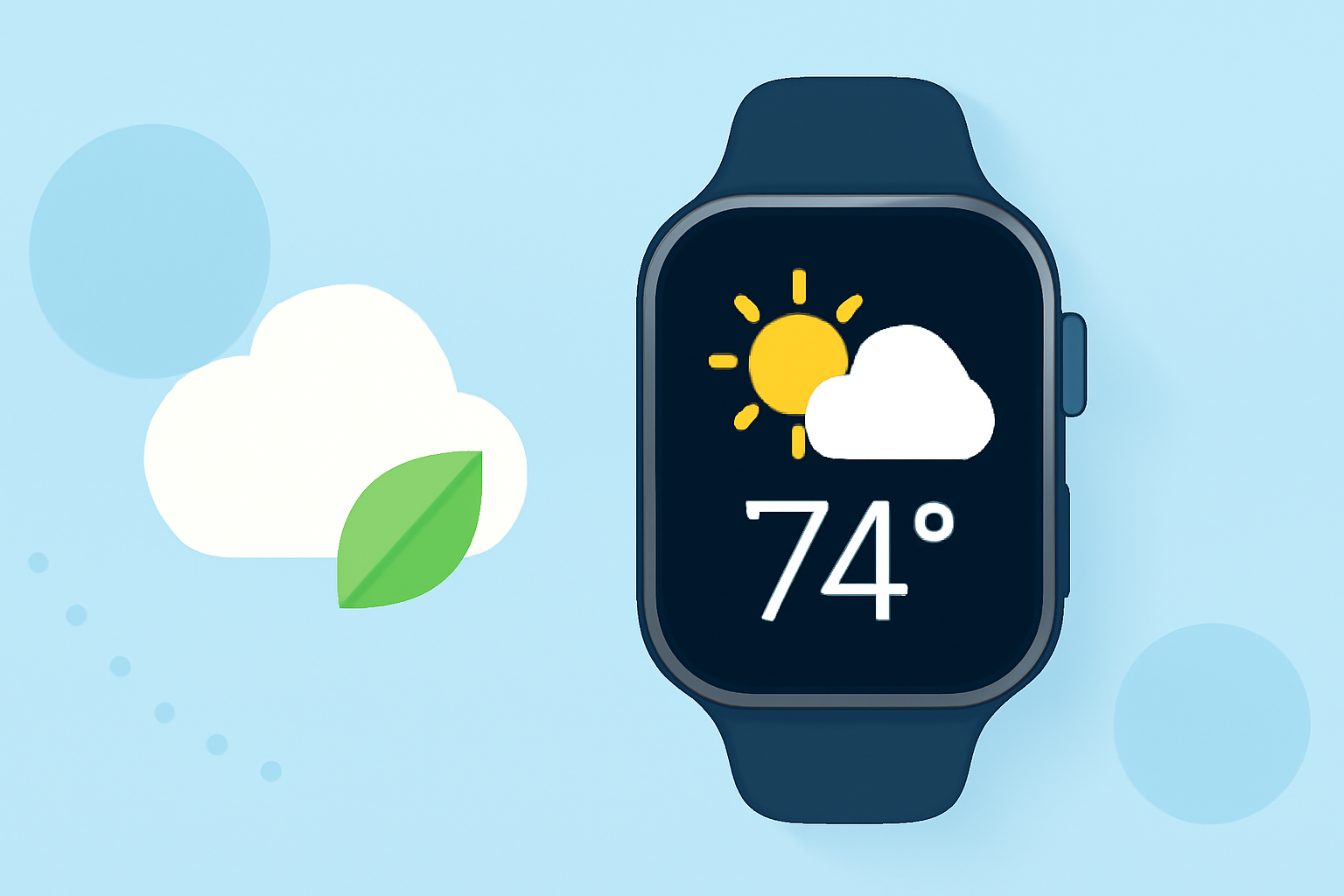 Easy Spring Weather Outlook on Apple Watch