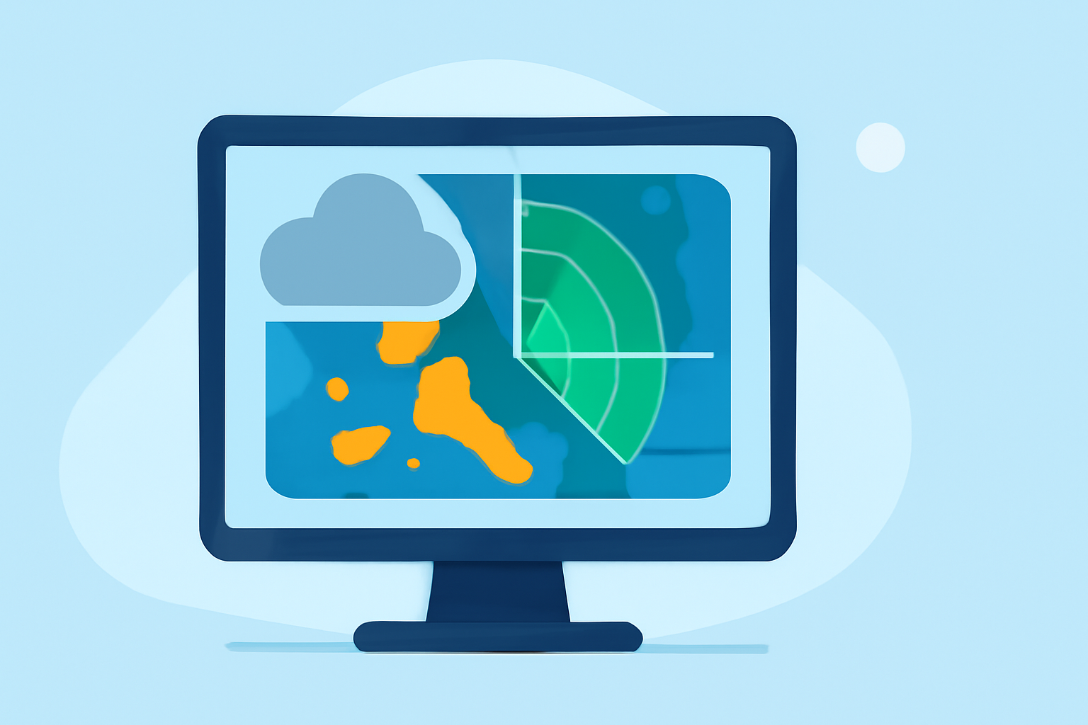 Animated Weather Radar Guide for Commuters