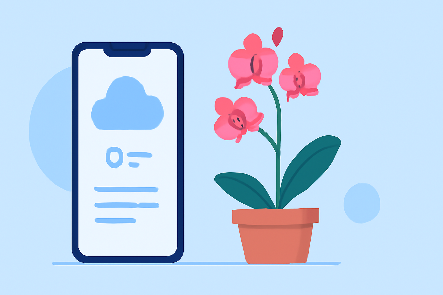 Using Weather Data for Successful Orchid Growing on iPhone