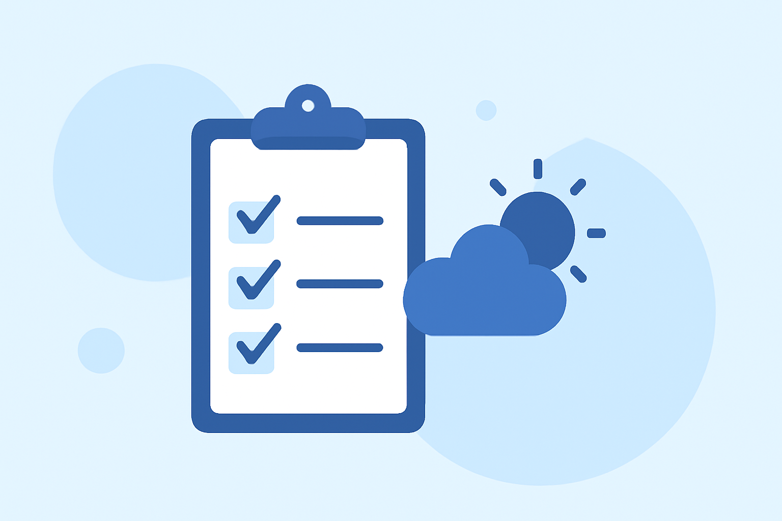 Weather and Early-Morning Departures Checklist for Family Vacations