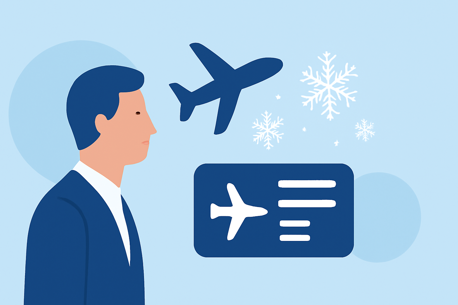 Understanding Snow Delays for Connecting Flights