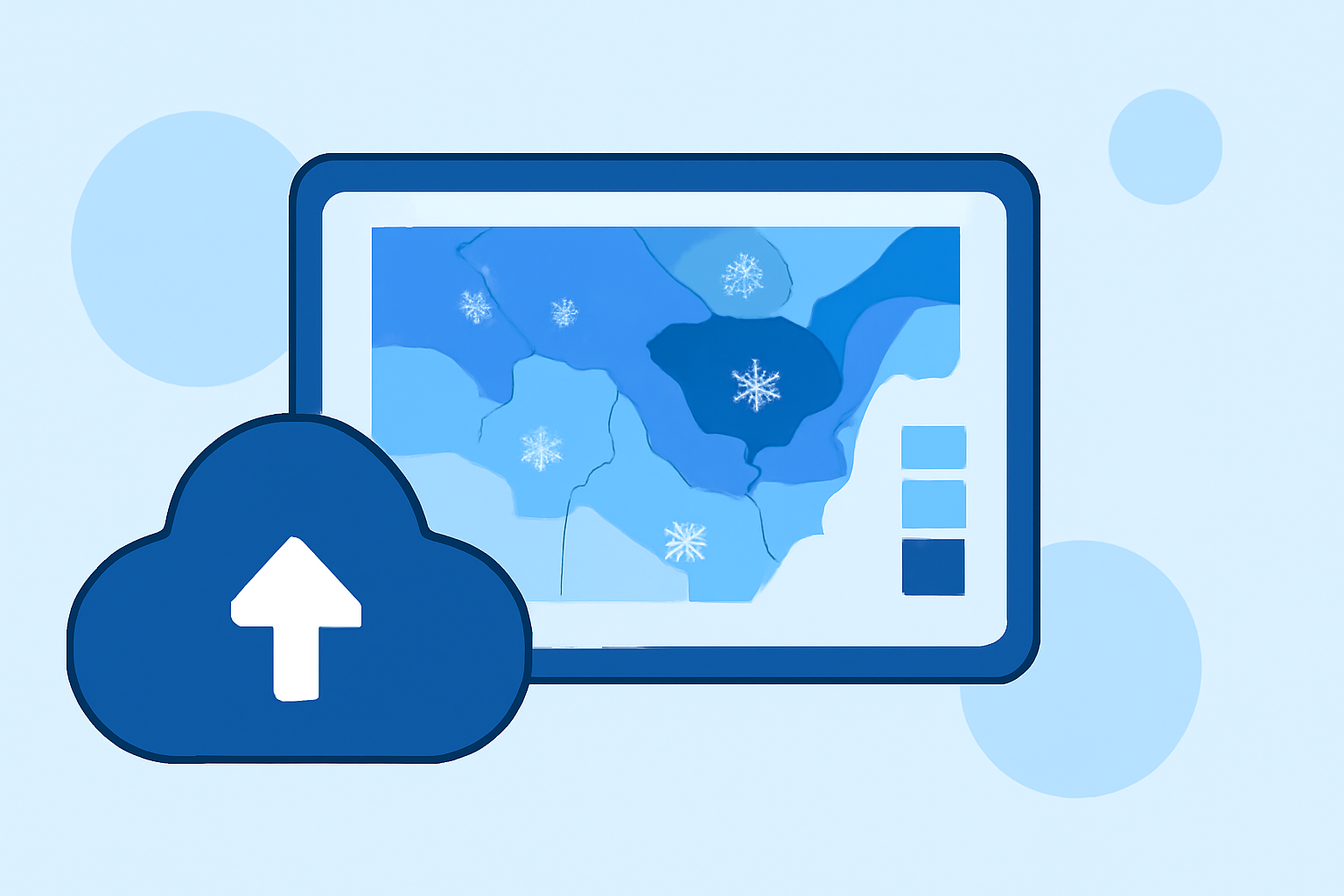 Visualizing Snow Rate Maps: Examples and Insights