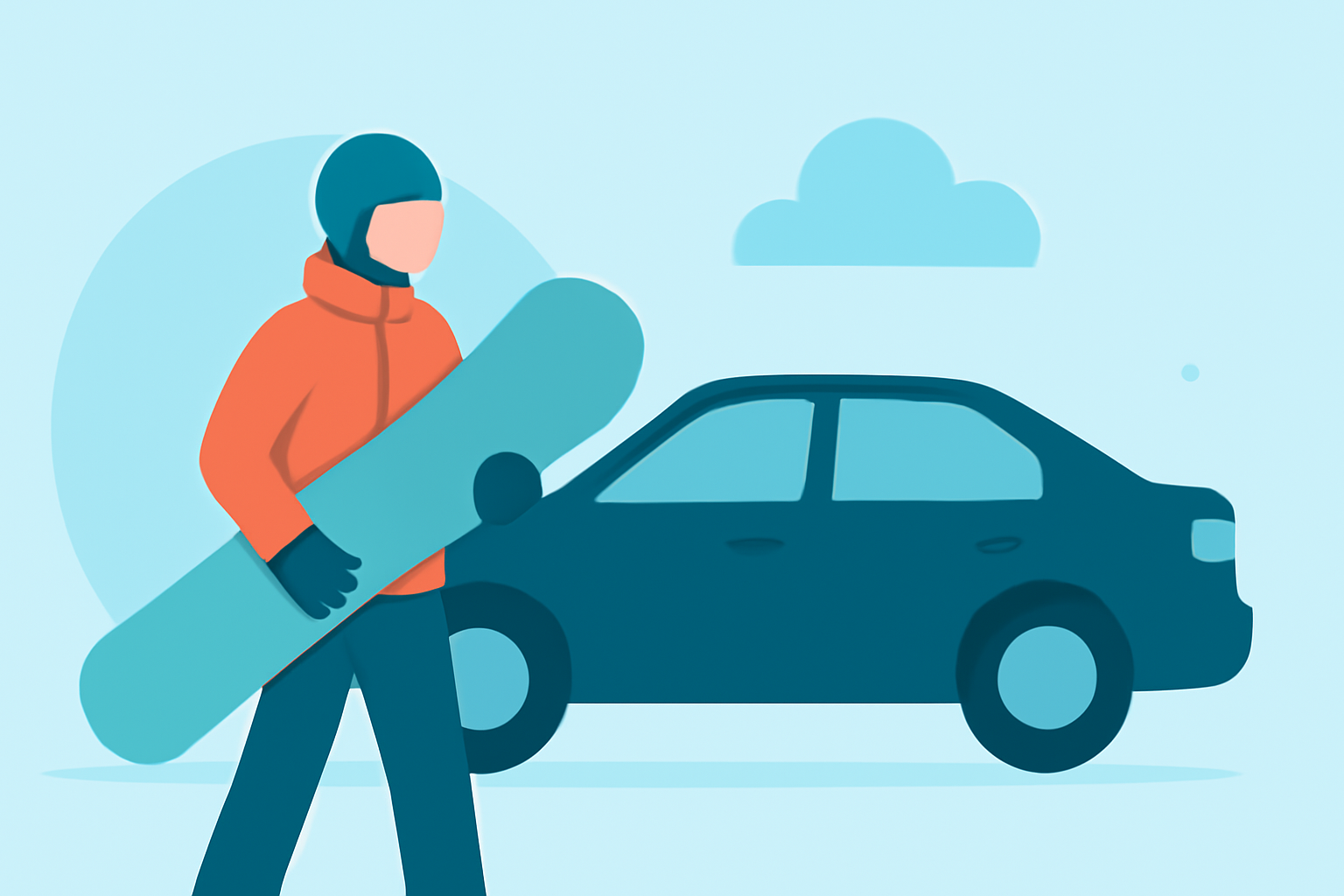 Weather Considerations for Beginner Snowboarding Trips by Car