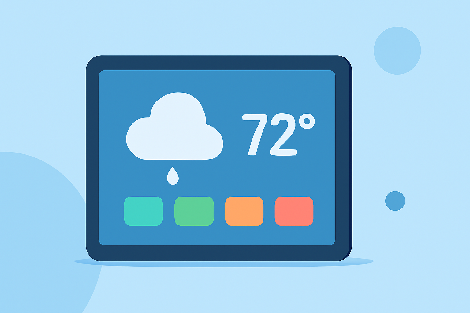 Enhancing Your Tablet's Weather Widget with Custom Color Themes