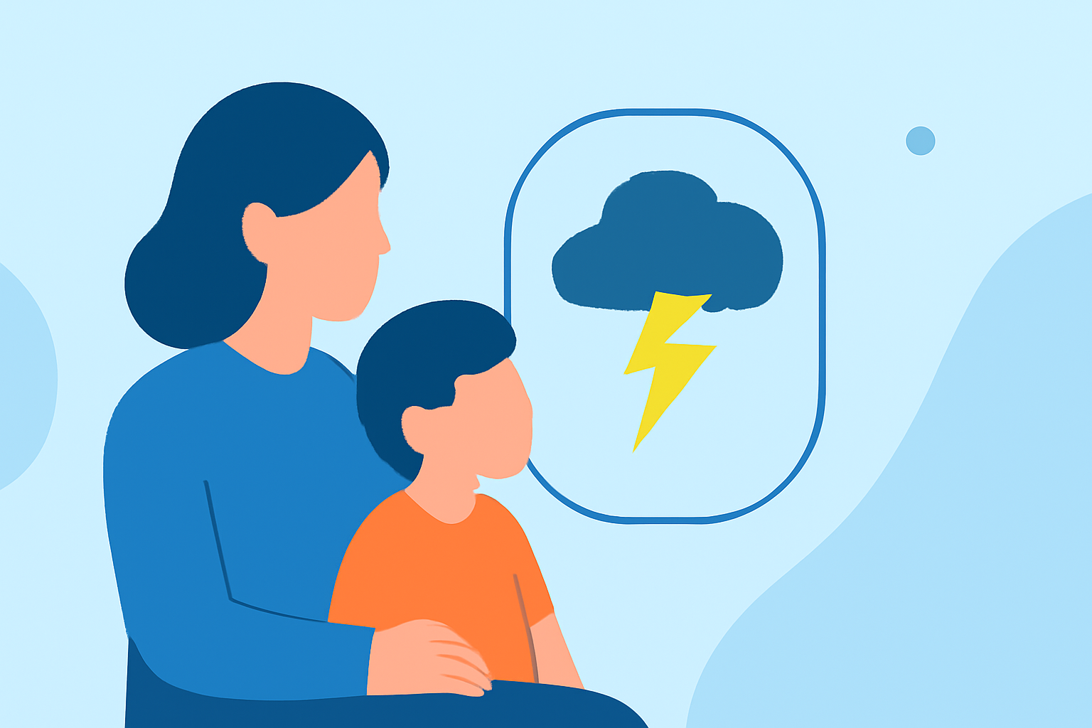 Ensuring Family Safety During Flights Near Thunderstorms