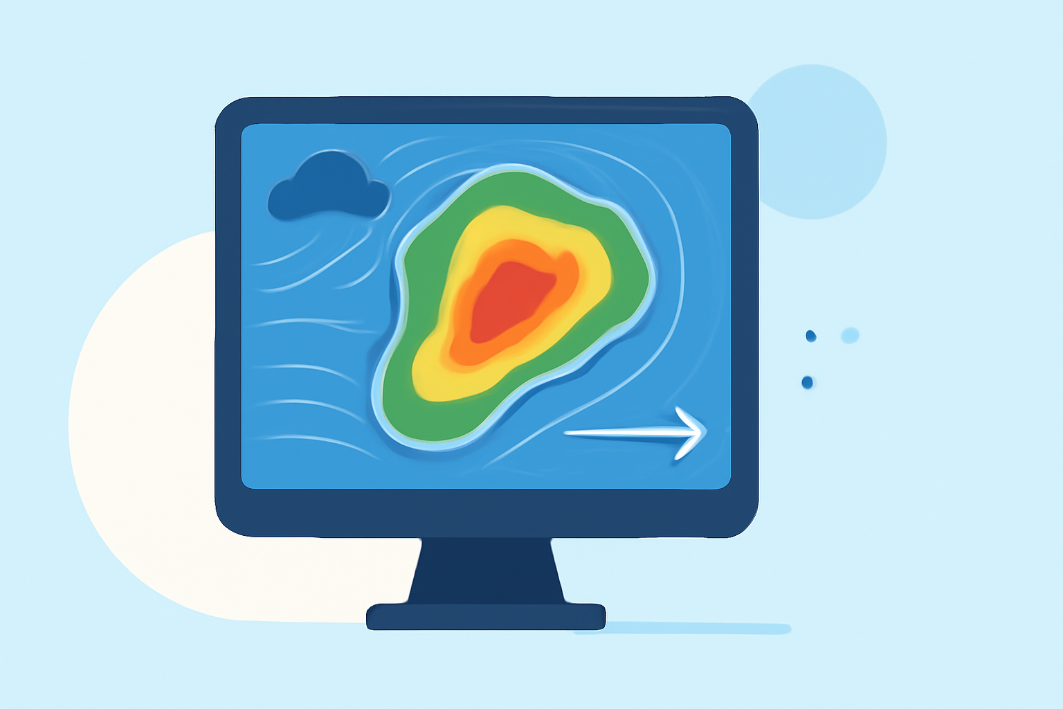 Understanding Doppler Shear Maps in Severe Weather Forecasting