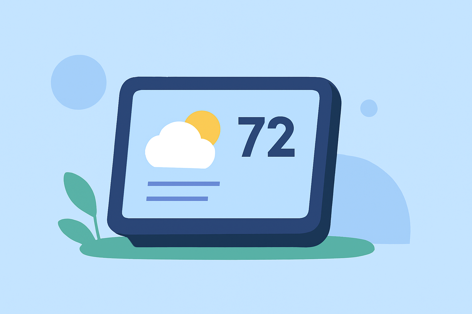 Enhancing Outdoor Parties with Smart Weather Displays