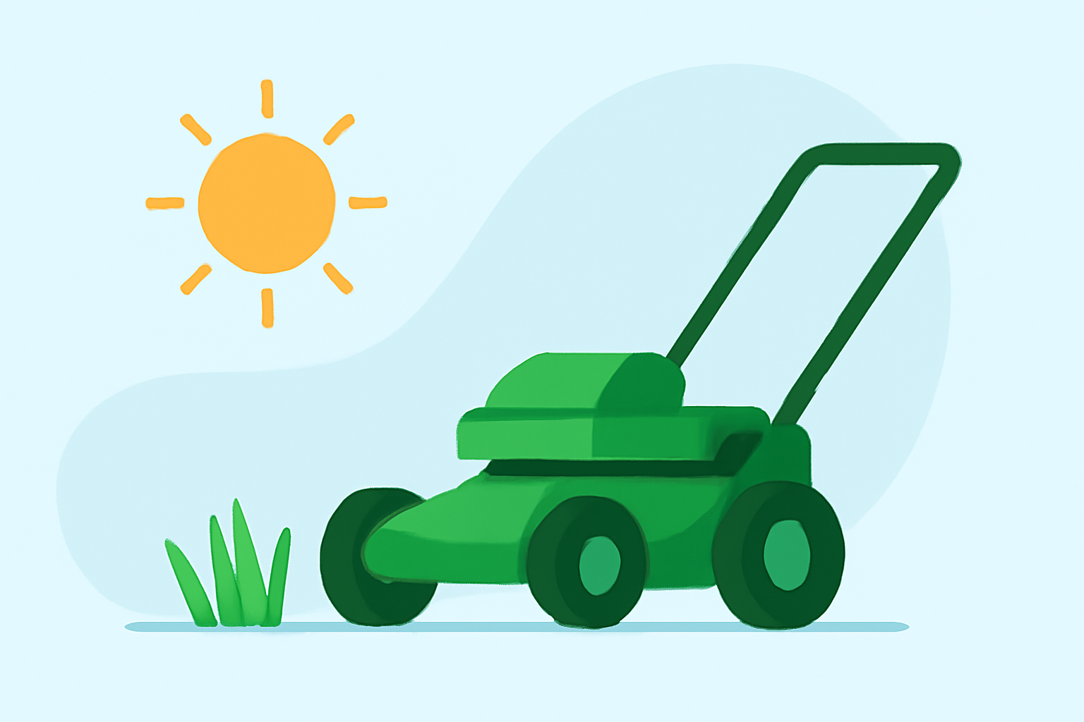 Optimal Grass Cutting Practices During Heat Waves