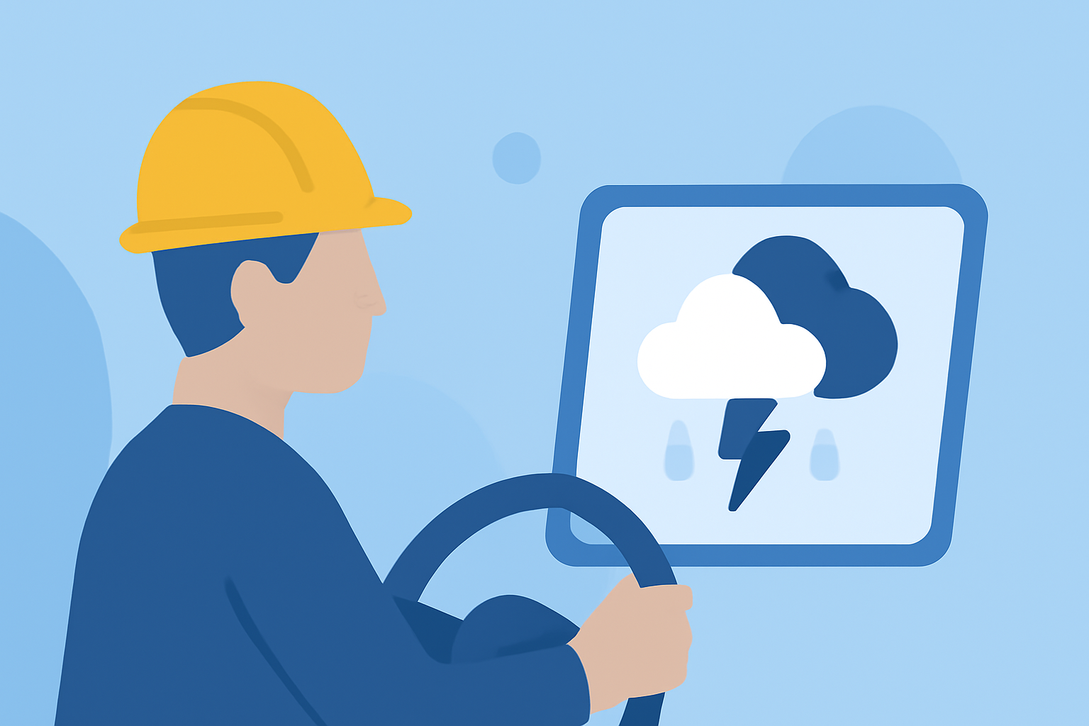 Weather for Outdoor Construction Explained in the Car