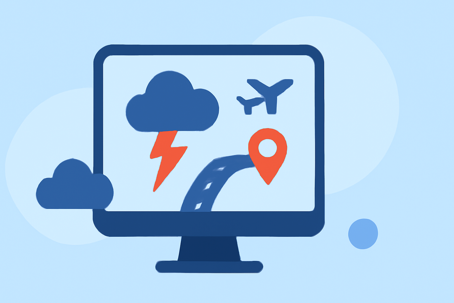 Easy Storm Tracking for Your Road and Air Trips