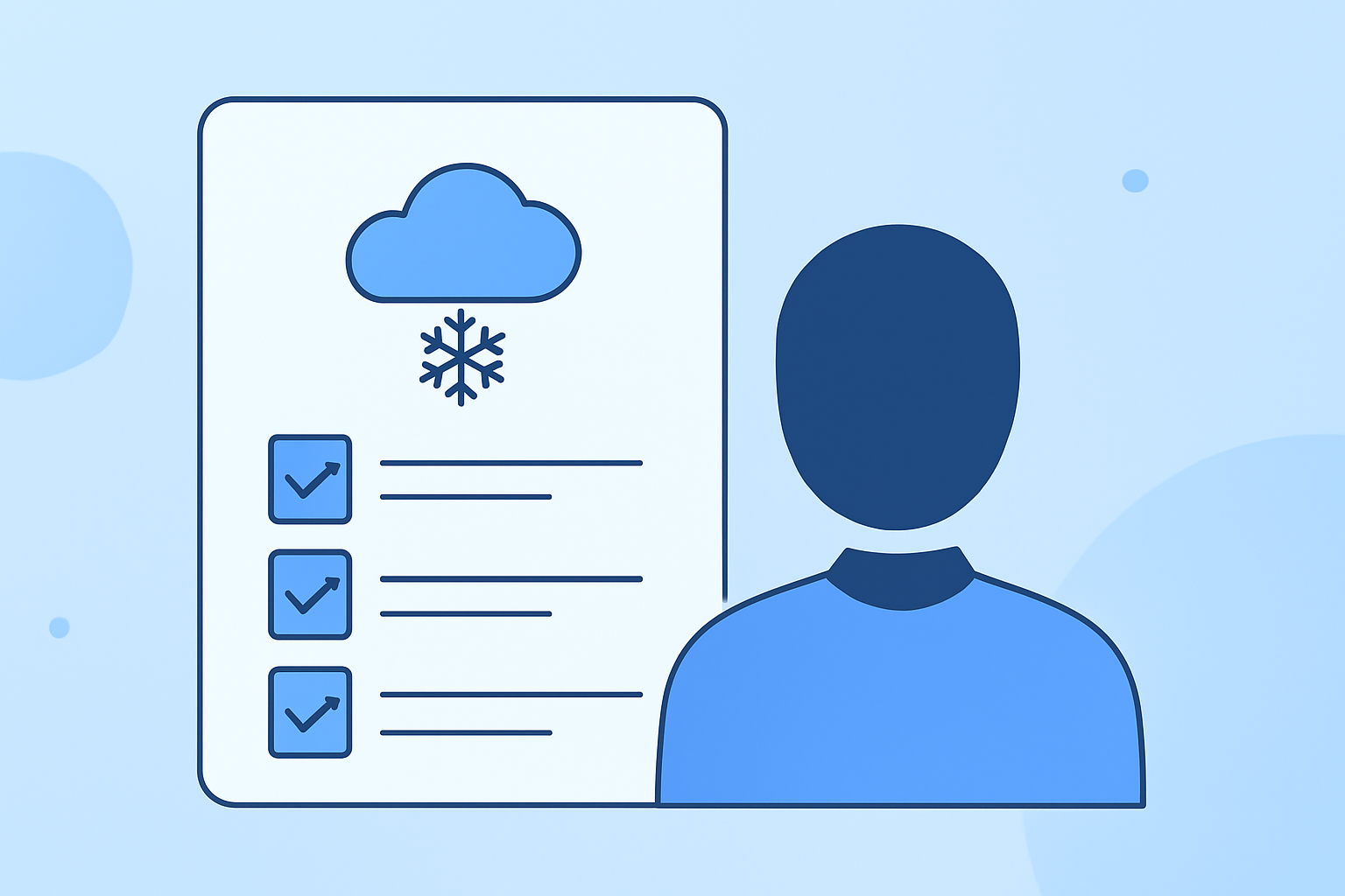 Weather for Skiing Checklist for Non-Technical Users