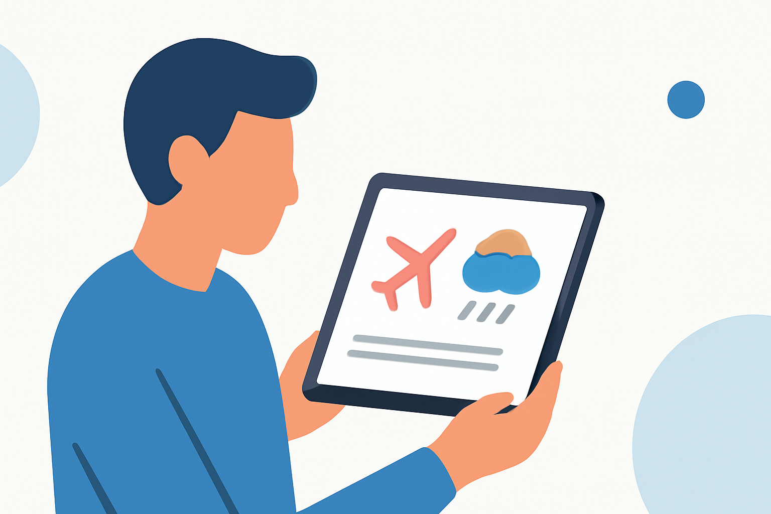 Managing Flight Delays and Weather Conditions on Your iPad