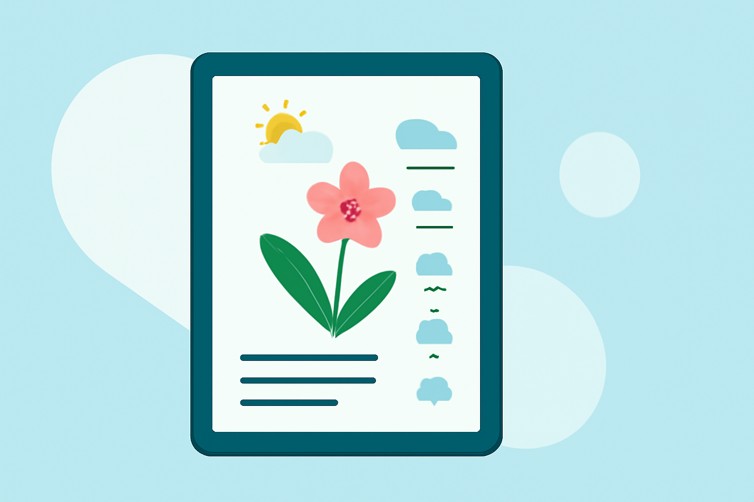 Weather for Orchid Growing Guide on a Tablet