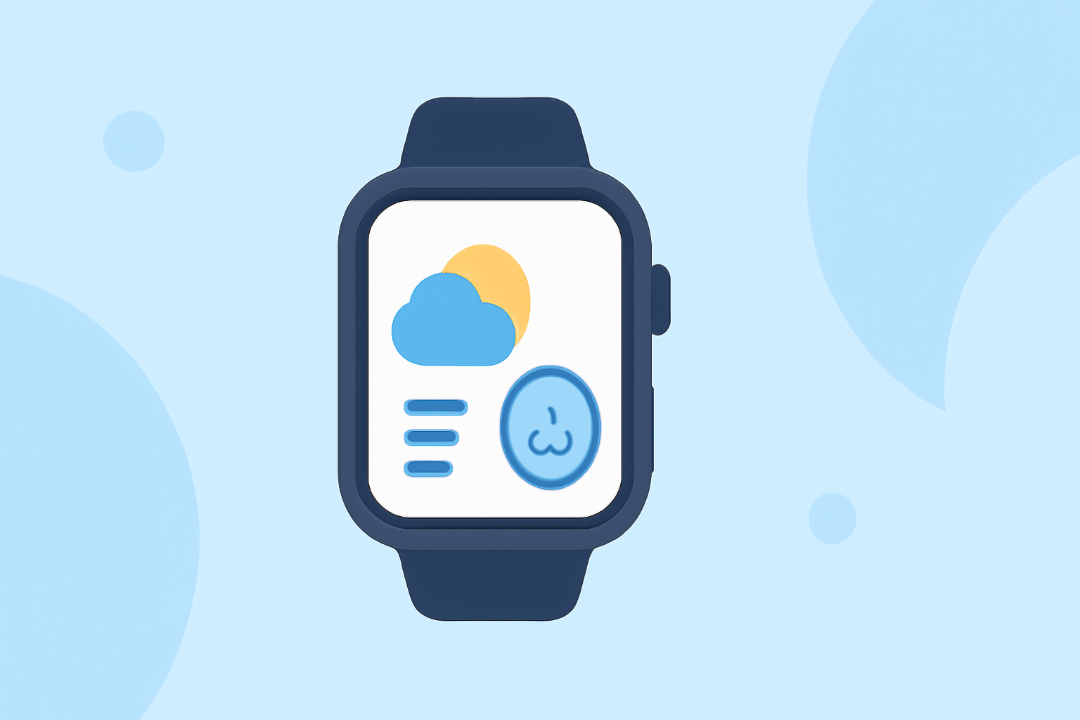 Weather and Mood Planning Cheat Sheet on Apple Watch