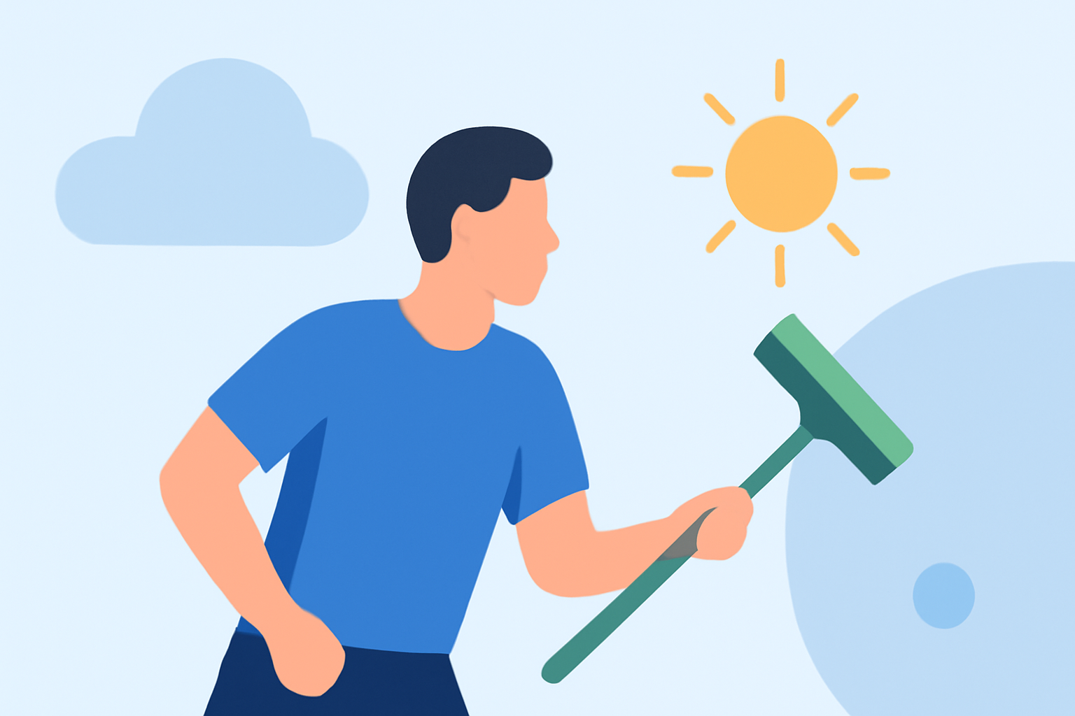 Easy Weather for Outdoor Cleaning During Workouts: A Guide