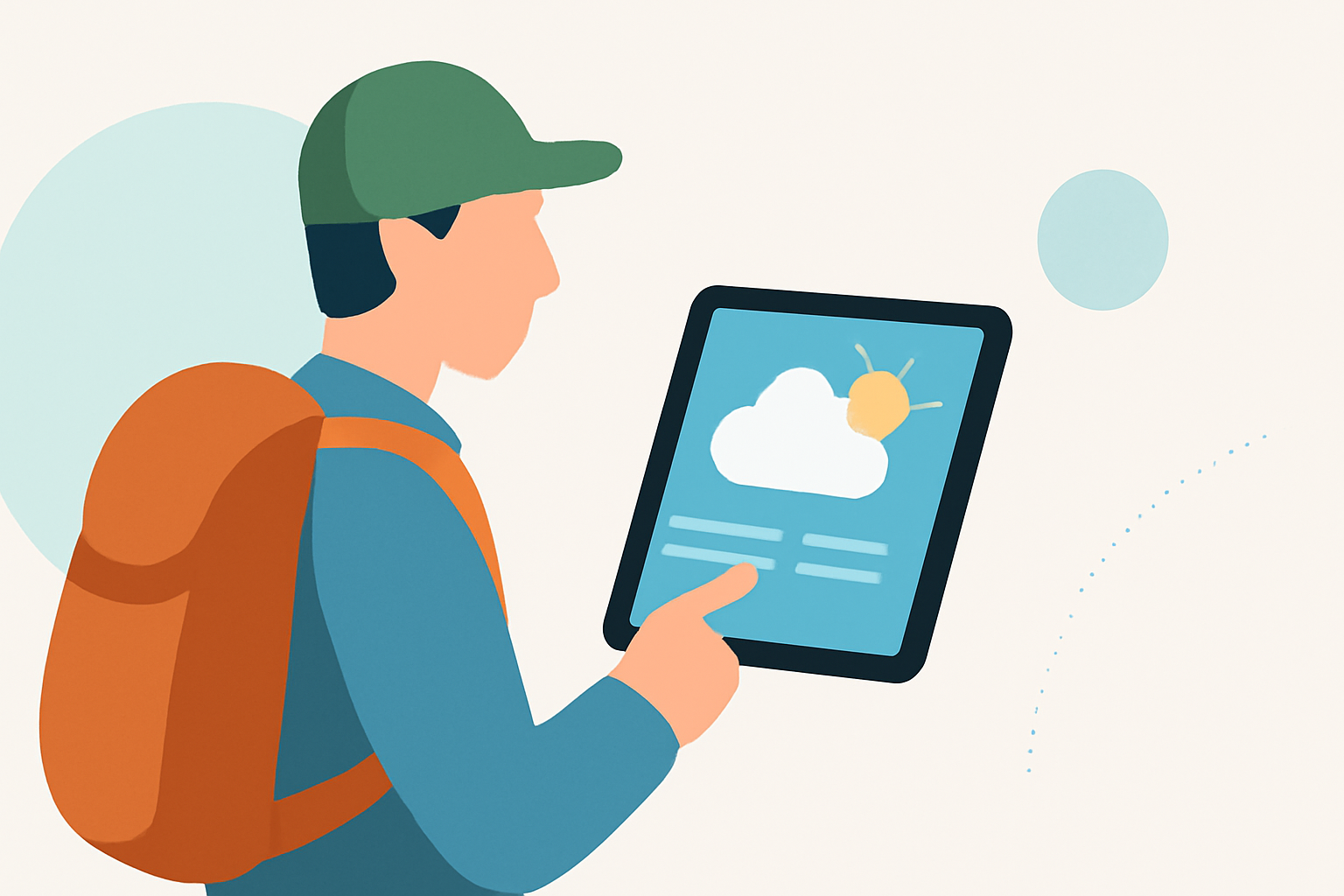 An Introduction to Using Weather Apps for Outdoor Hiking on a Tablet