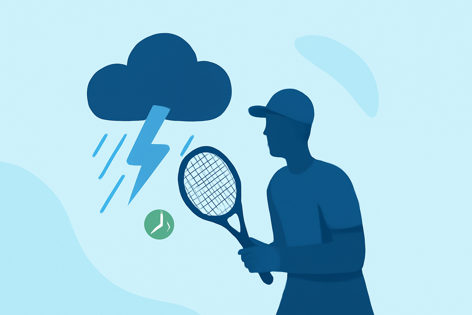 Ensuring Safety During Tennis Matches Amidst Severe Weather
