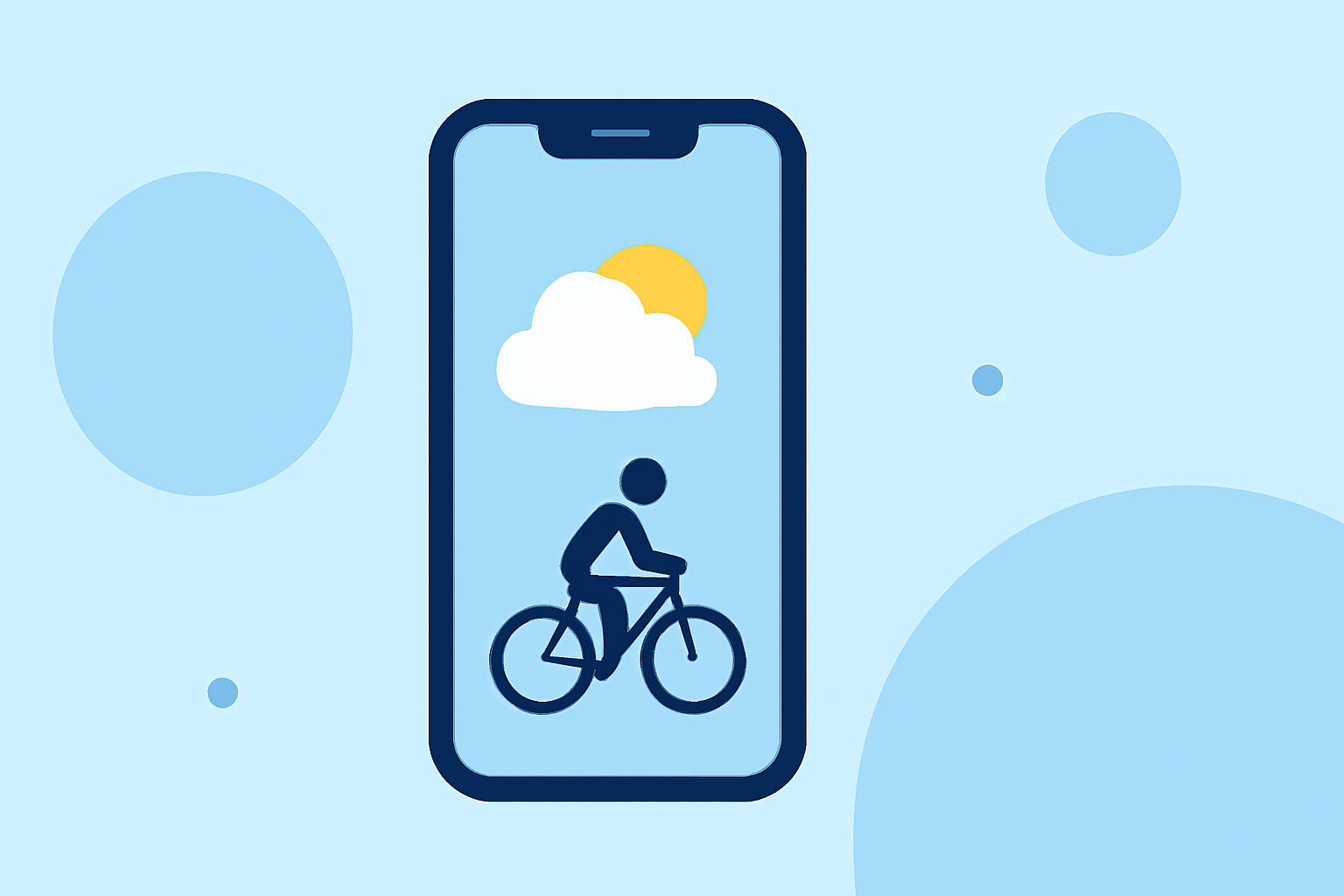 Quick Weather for Cycling on iPhone