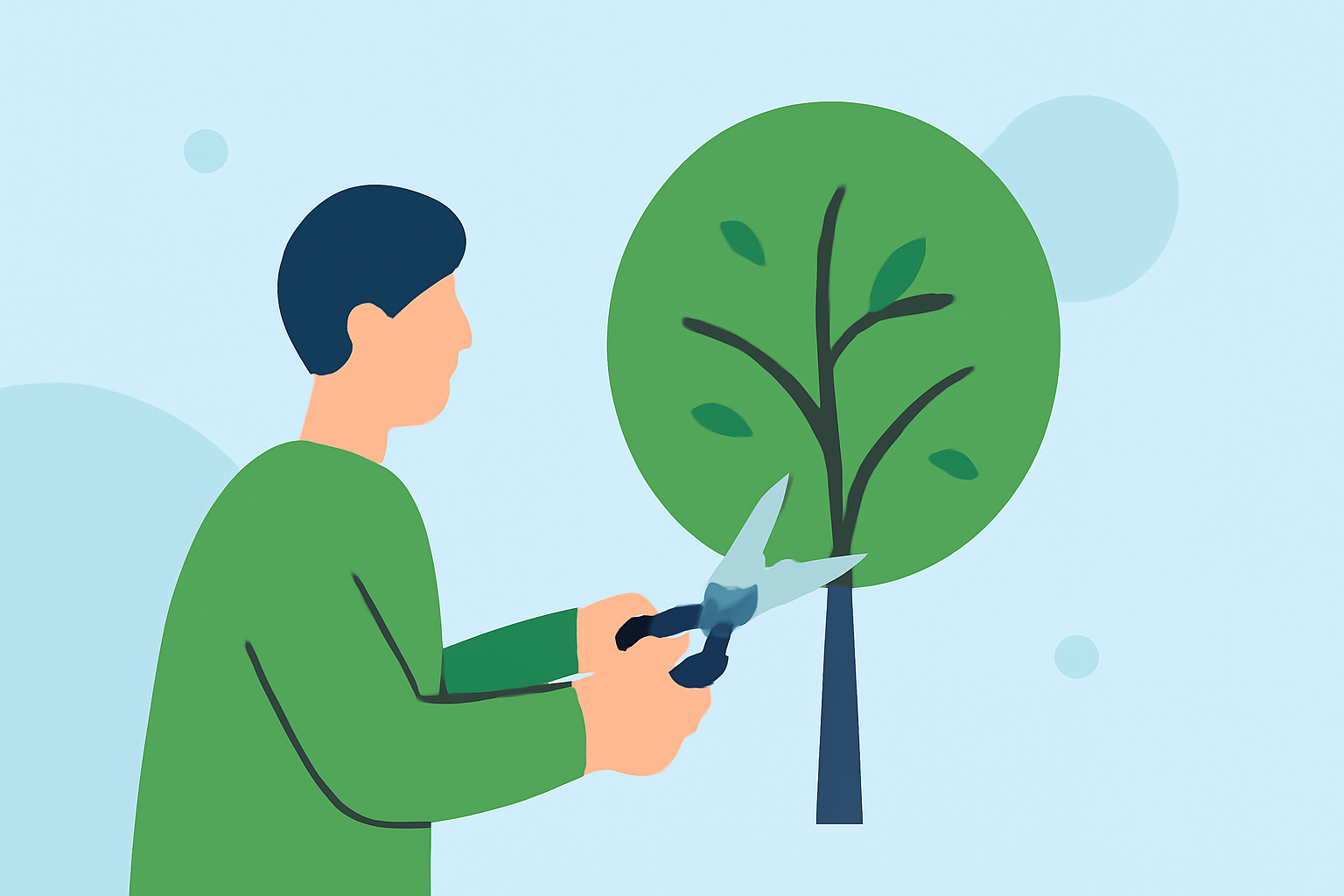 Optimal Weather Conditions for Tree Trimming: A Gardener's Guide