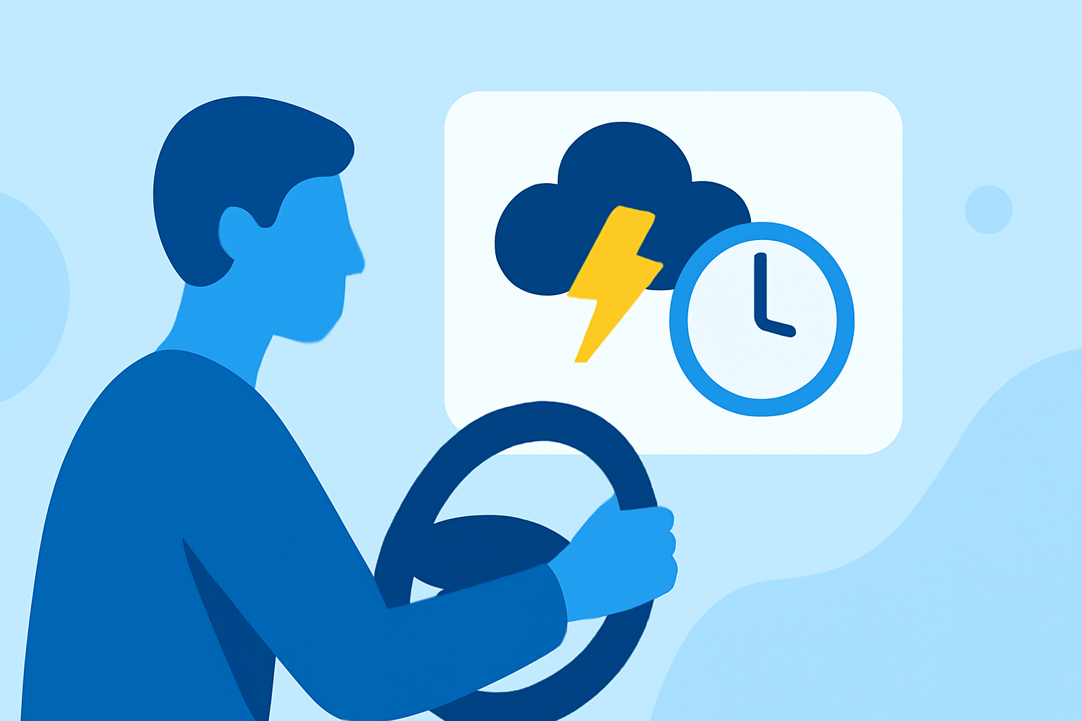 Estimating Storm Arrival Times While Driving: A Step-by-Step Guide
