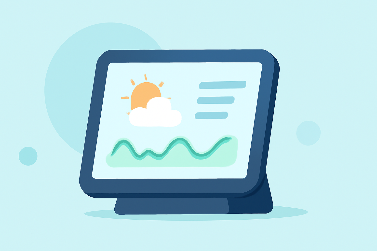 Visualizing Easy Temperate Climate Trends on Smart Displays with Clime