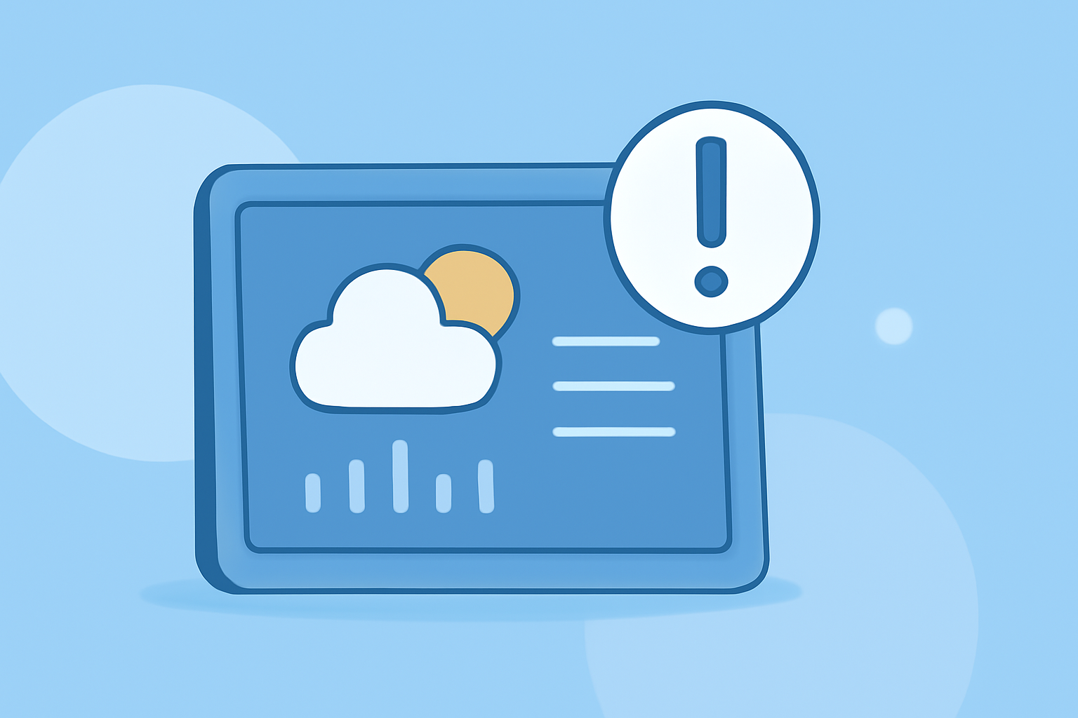 Avoiding Common Mistakes in Weather-Driven Daily Scheduling on Smart Displays