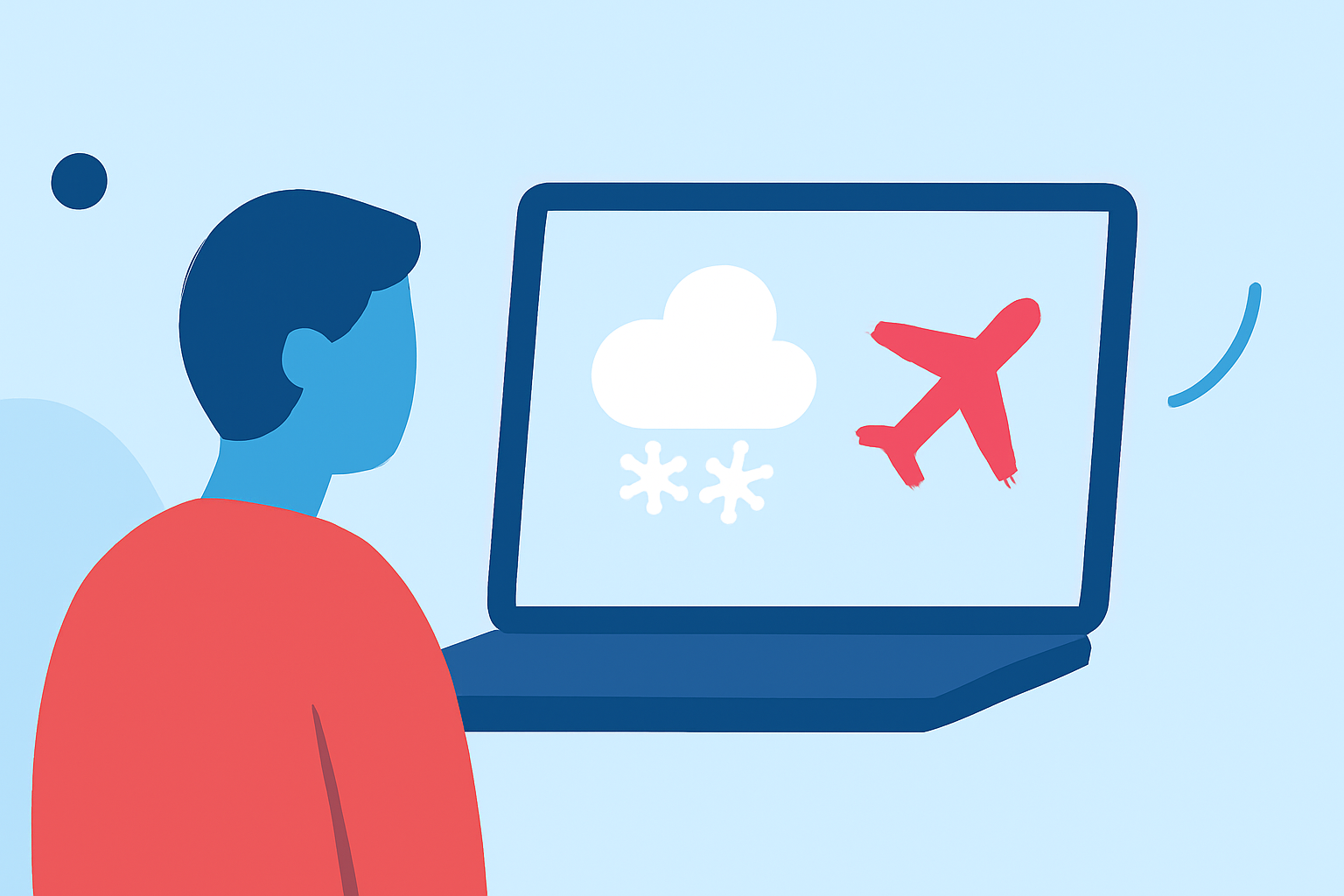 Quick Tracking Winter Weather Before a Flight