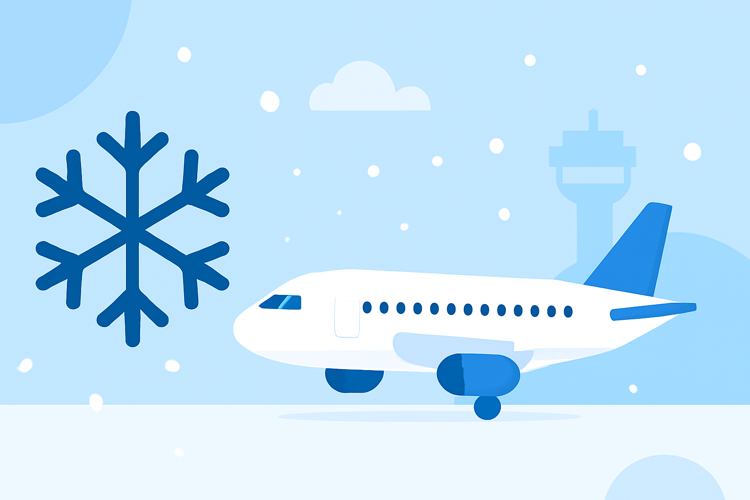 Getting Started with Snow at Your Departure Airport for Domestic Flights