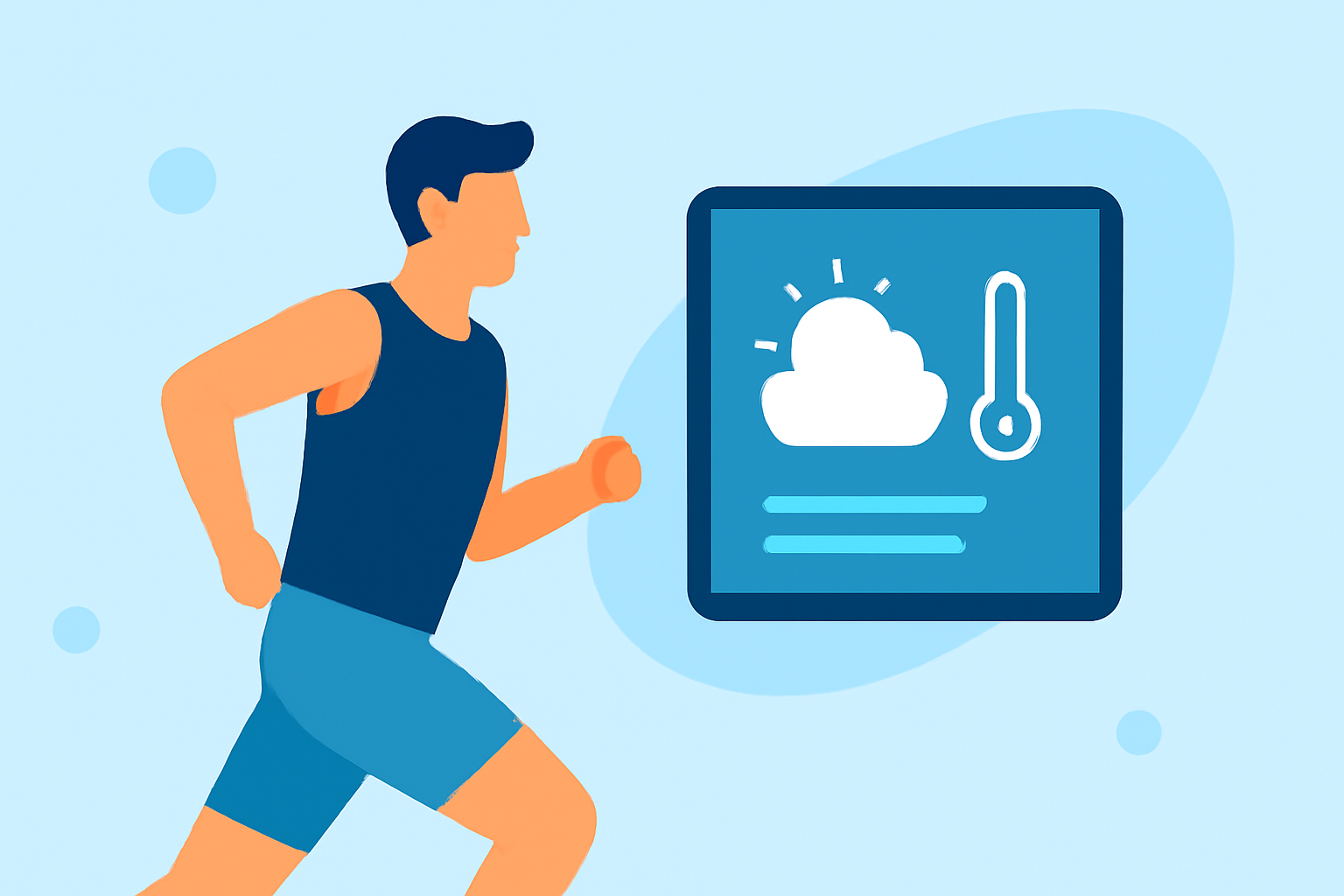 Optimizing Your Run with Smart Weather Displays