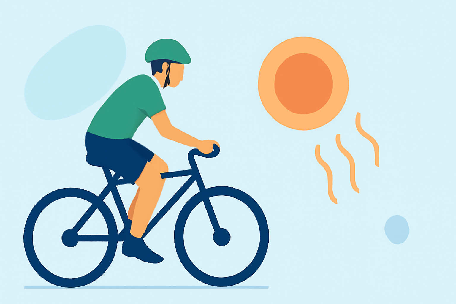 An Introduction to Cycling Air Quality During Heat Waves