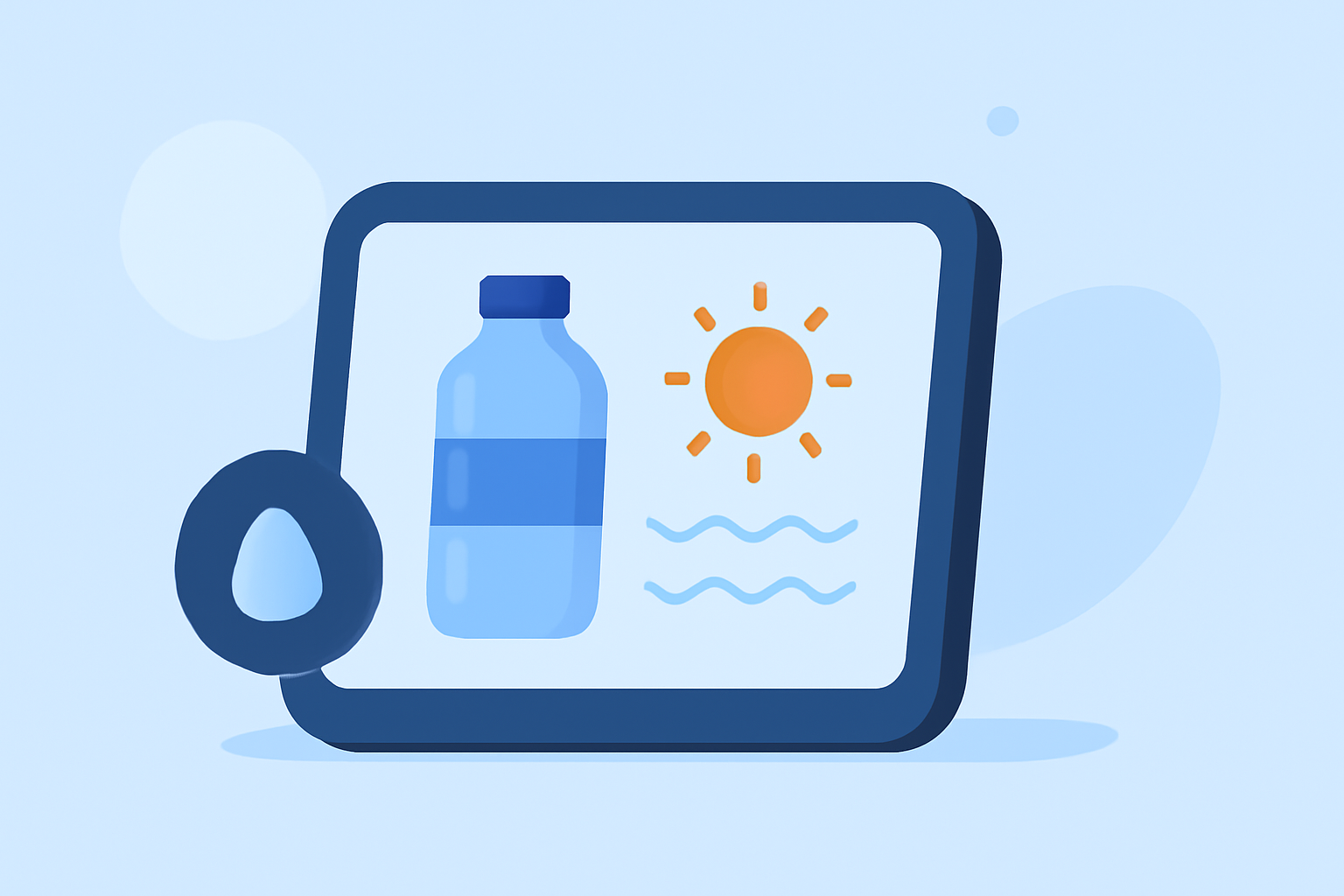 Best Hydration Solutions for Hot Forecasts on a Smart Display