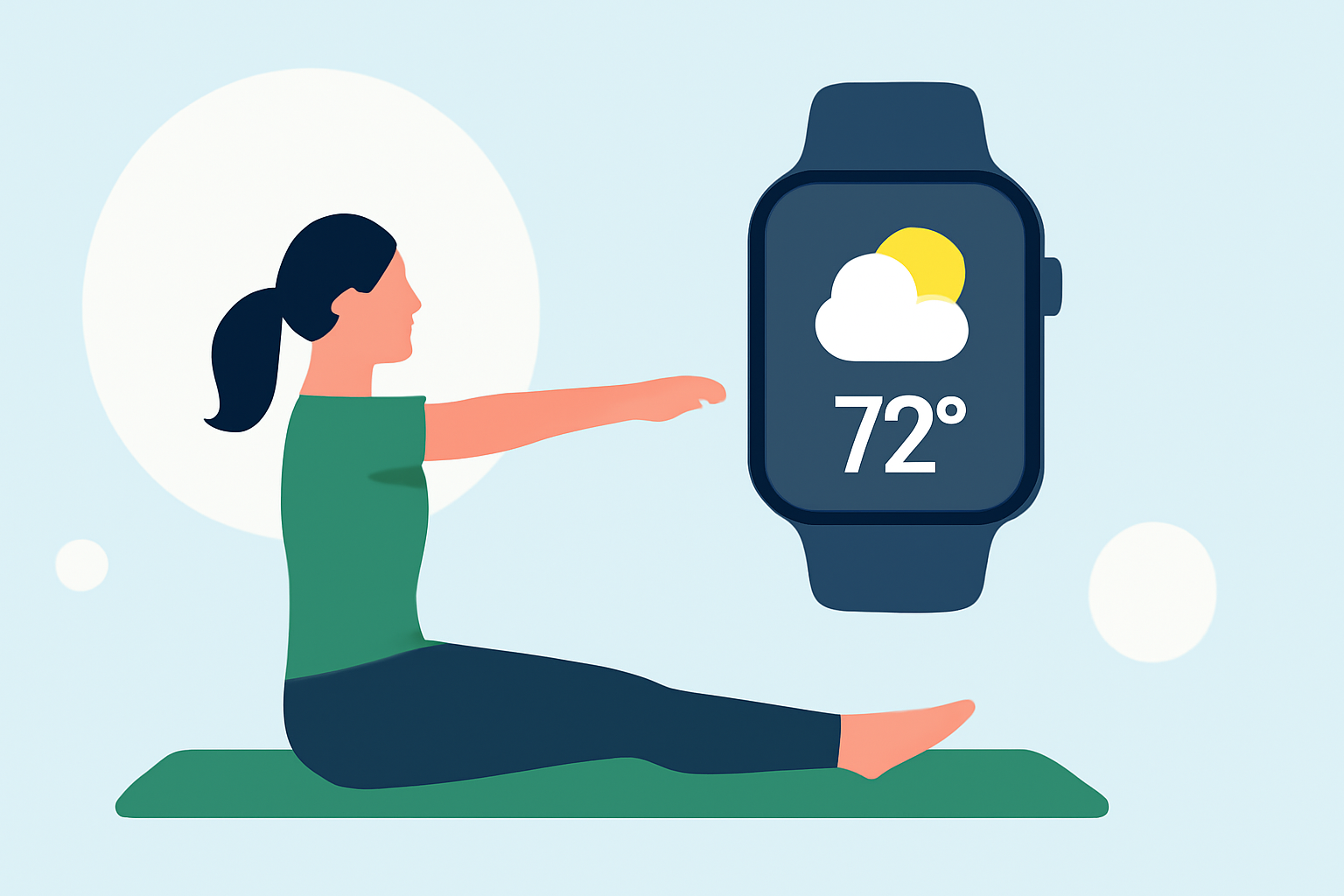 Enhancing Outdoor Pilates with Wear OS Weather Integration
