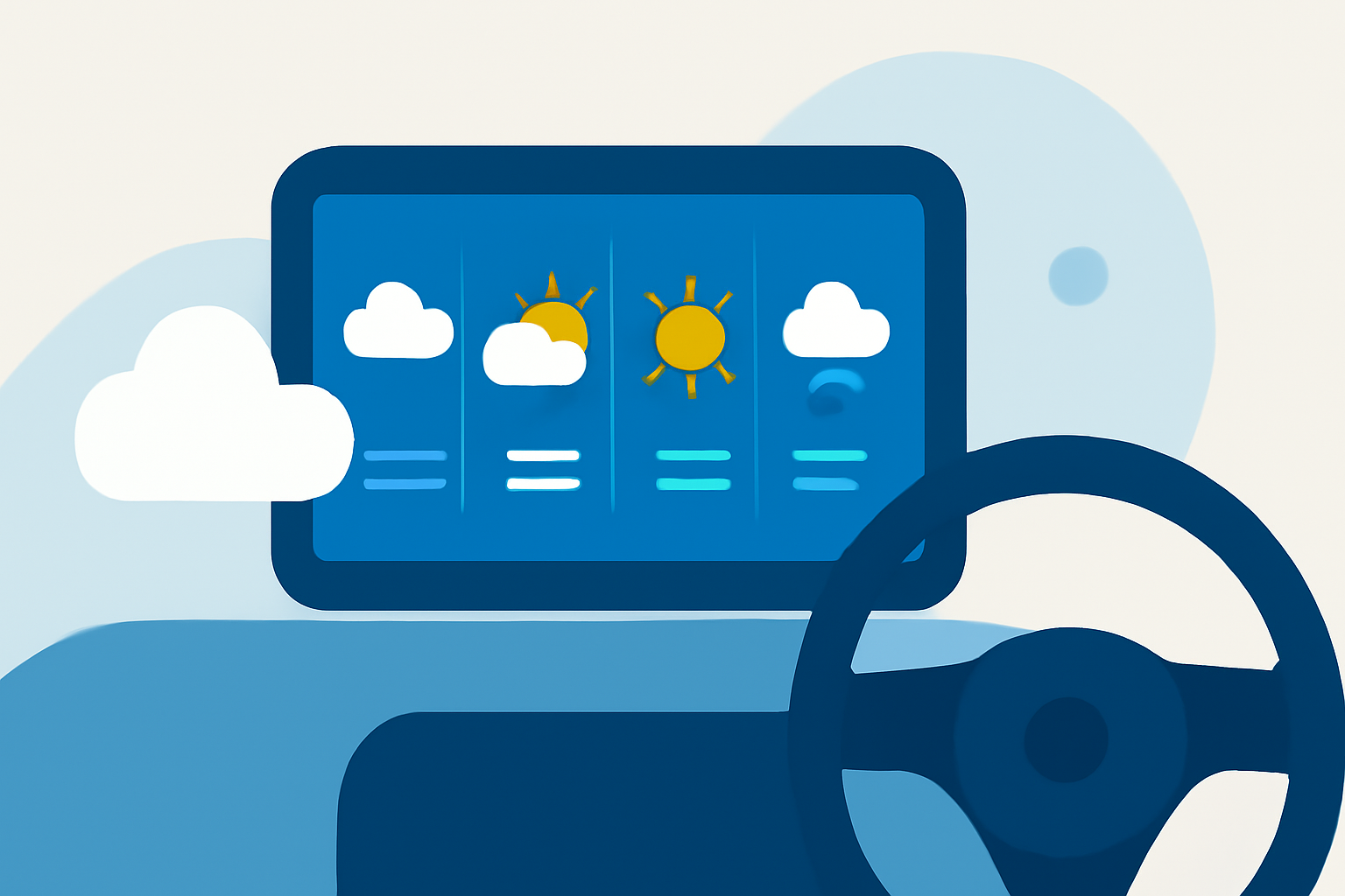 How to Access Weekly Weather Forecasts in Your Car