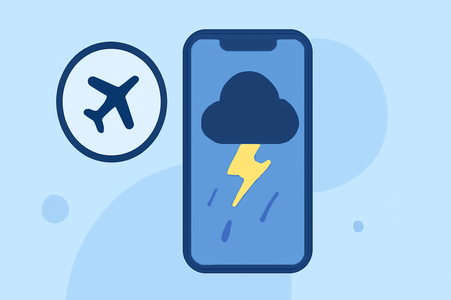 Managing Thunderstorms and Travel Delays on Your iPhone