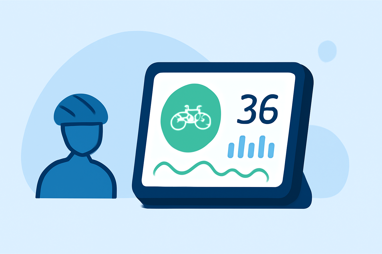 Enhancing Cycling Air Quality Monitoring with Smart Displays