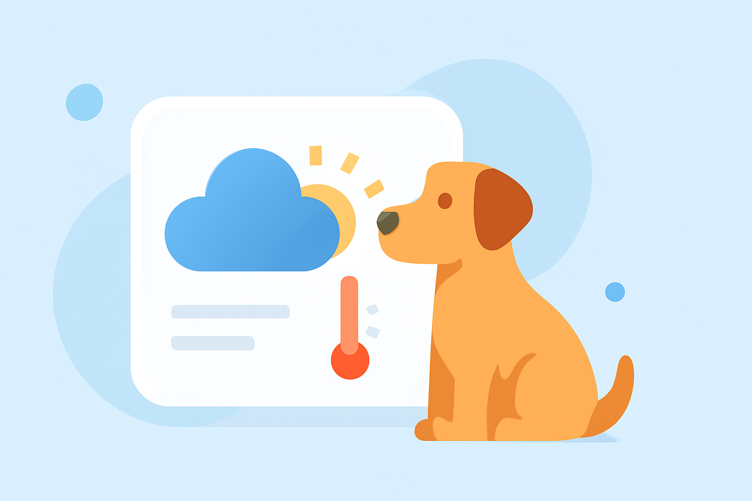 Creating Weather Widget Color Themes for Pet Owners