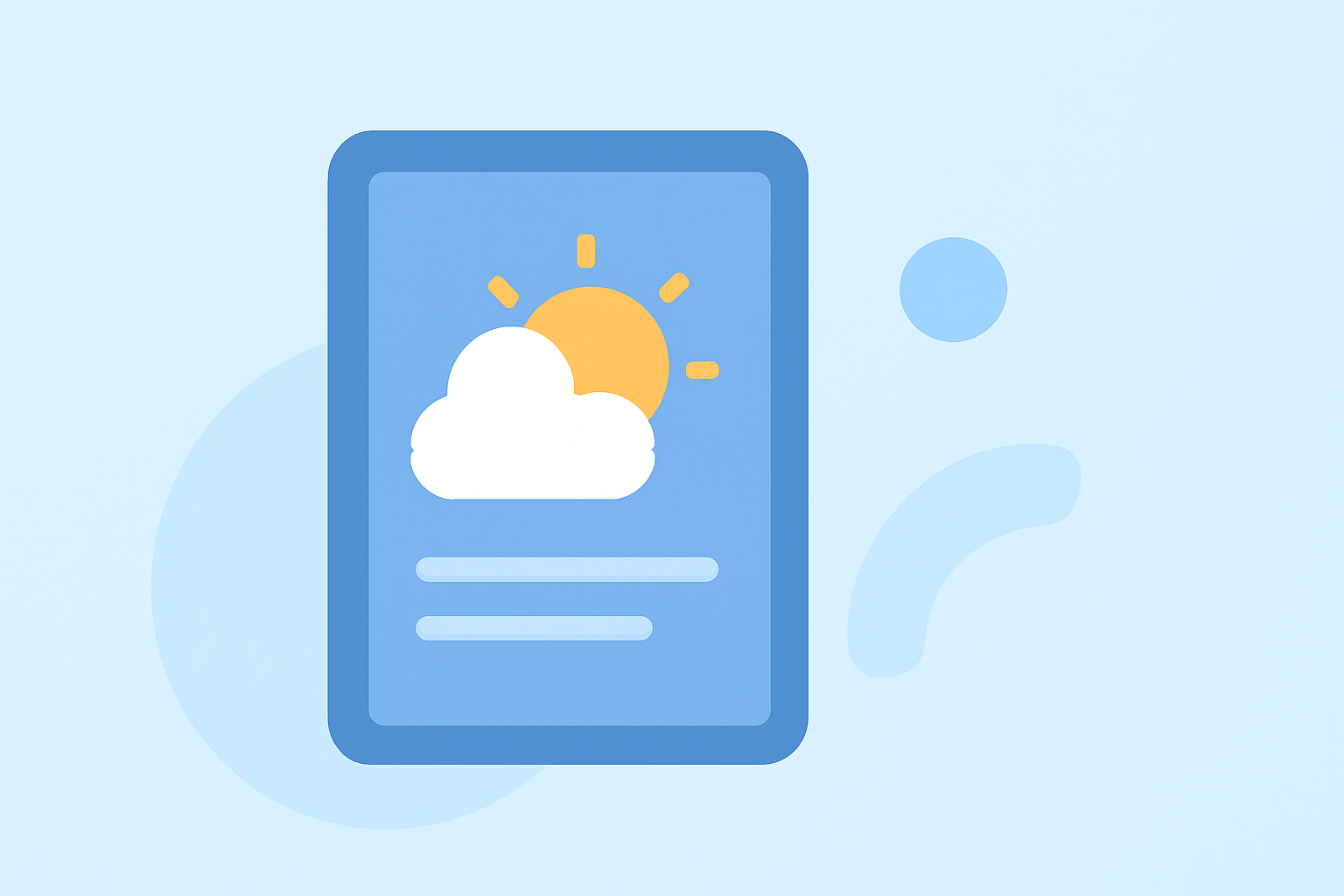 Weather Widget Basics Checklist