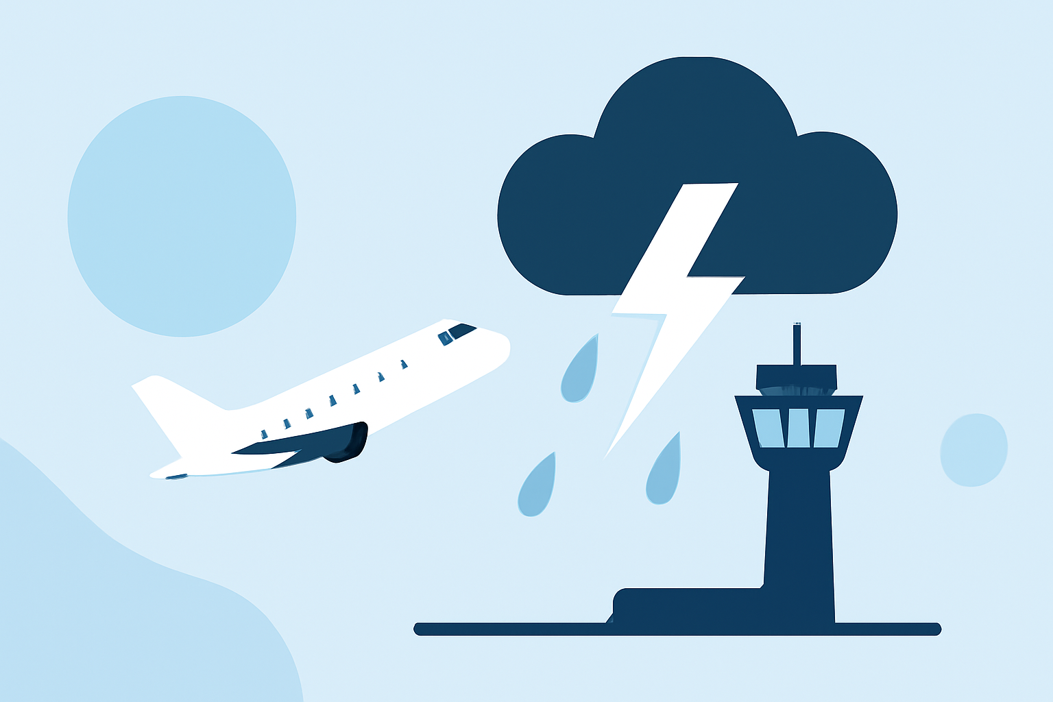 Understanding the Impact of Thunderstorms Near Airports on Flight Operations