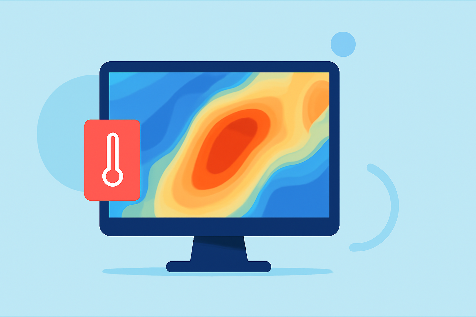 Understanding Doppler Velocity Maps During Heat Waves