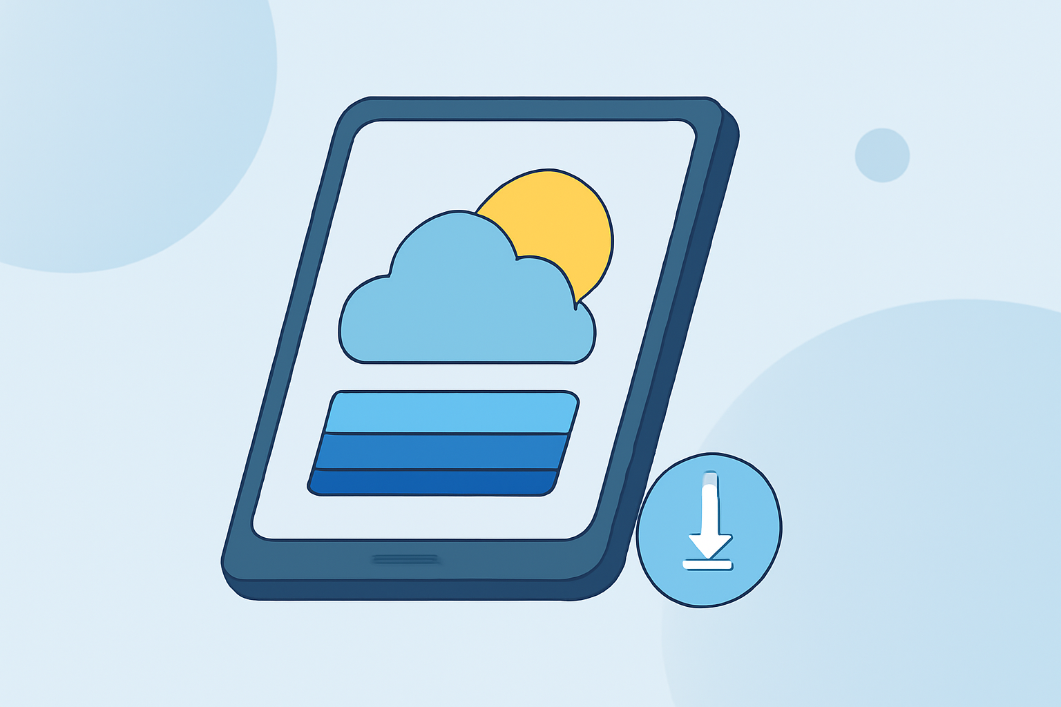An Introduction to Weather-Aware Layers on a Tablet