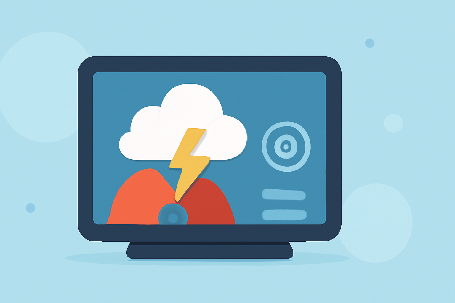 Storm Intensity Tracking Tricks on a Smart Display